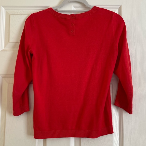 Talbots cute red sweater size XS - Picture 3 of 6